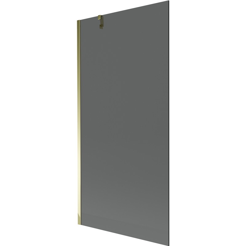 Mexen Next panou de cadă cu un singur panou 90 x 150 cm, grafit, auriu - 895-090-000-00-40-50