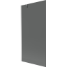 Mexen Next paravan cadă, 1 panou, 90 x 150 cm, grafit, crom - 895-090-000-00-40-01