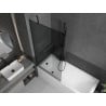 Mexen Next paravan de baie 1-canat 90 x 150 cm, grafit, negru - 895-090-000-00-40-70