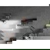 Mexen Next 1 szárnyas kádparaván 90 x 150 cm, Sötétszürke, Rózsaszín-arany - 895-090-000-00-40-60