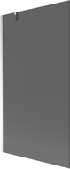 Paravan de baie Mexen Next cu 1 panou 100 x 150 cm, grafit, crom - 895-100-000-00-40-01