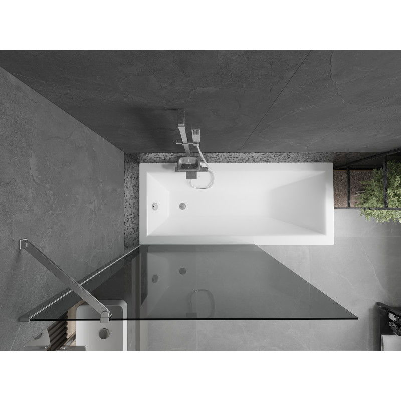 Mexen Next paravan de baie cu un singur panou 100 x 150 cm, grafit, crom - 895-100-000-00-40-01