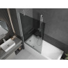 Mexen Next paravan de cadă cu 1 panou 100 x 150 cm, grafit, alb - 895-100-000-00-40-20