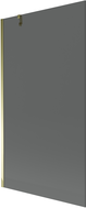 Mexen Next paravan de baie cu 1 aripă 100 x 150 cm, grafit, auriu - 895-100-000-00-40-50
