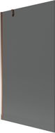 Mexen Next paravan de cadă cu un panou 100 x 150 cm, grafit, aur roz - 895-100-000-00-40-60