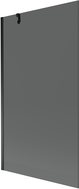 Mexen Next paravan de cadă cu 1 canat 100 x 150 cm, grafit, negru - 895-100-000-00-40-70