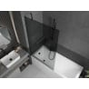 Mexen Next paravan cadă 1-aripă 100 x 150 cm, grafit, Neagră - 895-100-000-00-40-70