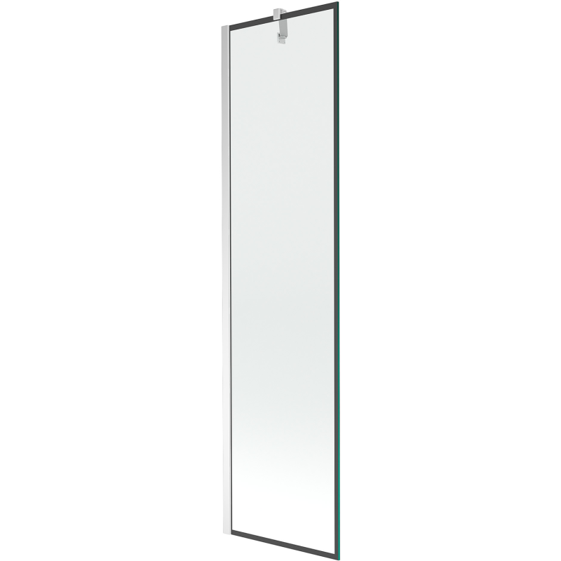 Mexen Next 1-szárnyú kádparaván 50 x 150 cm, fekete keret, króm - 895-050-000-00-70-01