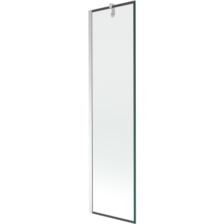 Mexen Next 1-szárnyú kádparaván 50 x 150 cm, fekete keret, króm - 895-050-000-00-70-01