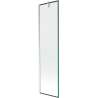 Mexen Next paravan de cadă cu 1 panou 50 x 150 cm, ramă neagră, crom - 895-050-000-00-70-01