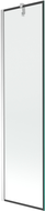 Mexen Next 1-szárnyú zuhanyfal 50 x 150 cm, fekete keret, króm - 895-050-000-00-70-01