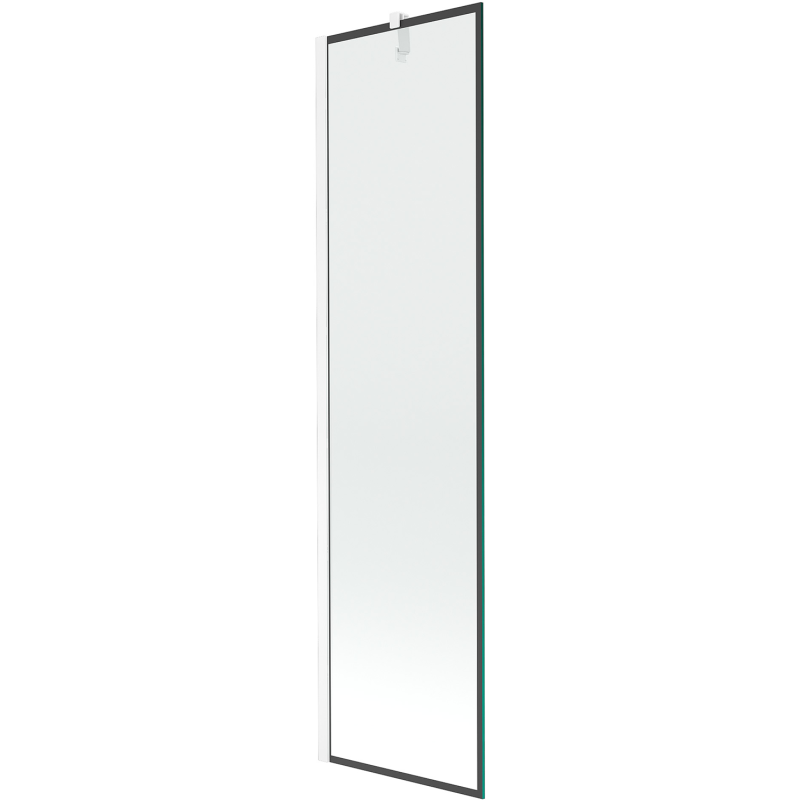 Mexen Next paravan cadă 1-aripă 50 x 150 cm, Model negru, Albă - 895-050-000-00-70-20