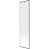 Mexen Next paravan cadă, 1-fluture 50 x 150 cm, cadru negru, alb - 895-050-000-00-70-20
