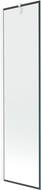 Mexen Next paravan de duș cu 1 panou 50 x 150 cm, ramă neagră, alb - 895-050-000-00-70-20