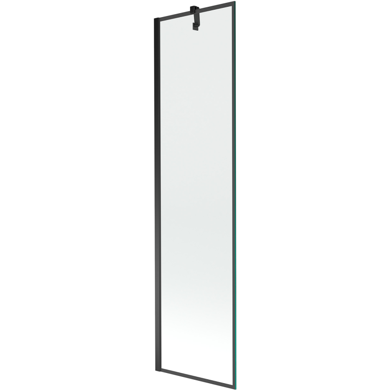 Mexen Next 1-szárnyú fürdőkádparaván 50 x 150 cm, fekete keret, fekete - 895-050-000-00-70-70
