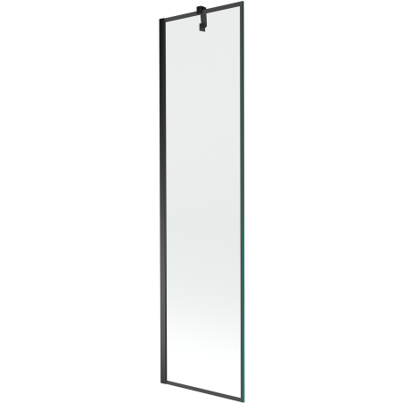 Mexen Next 1-szárnyú fürdőkádparaván 50 x 150 cm, fekete keret, fekete - 895-050-000-00-70-70