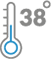 Blocați 38 ° C
